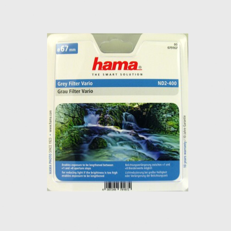 Hama Variabel Grijs Filter Nd2-400 58 mm Hama Variabel Grijs Filter Nd2-400 58 mm